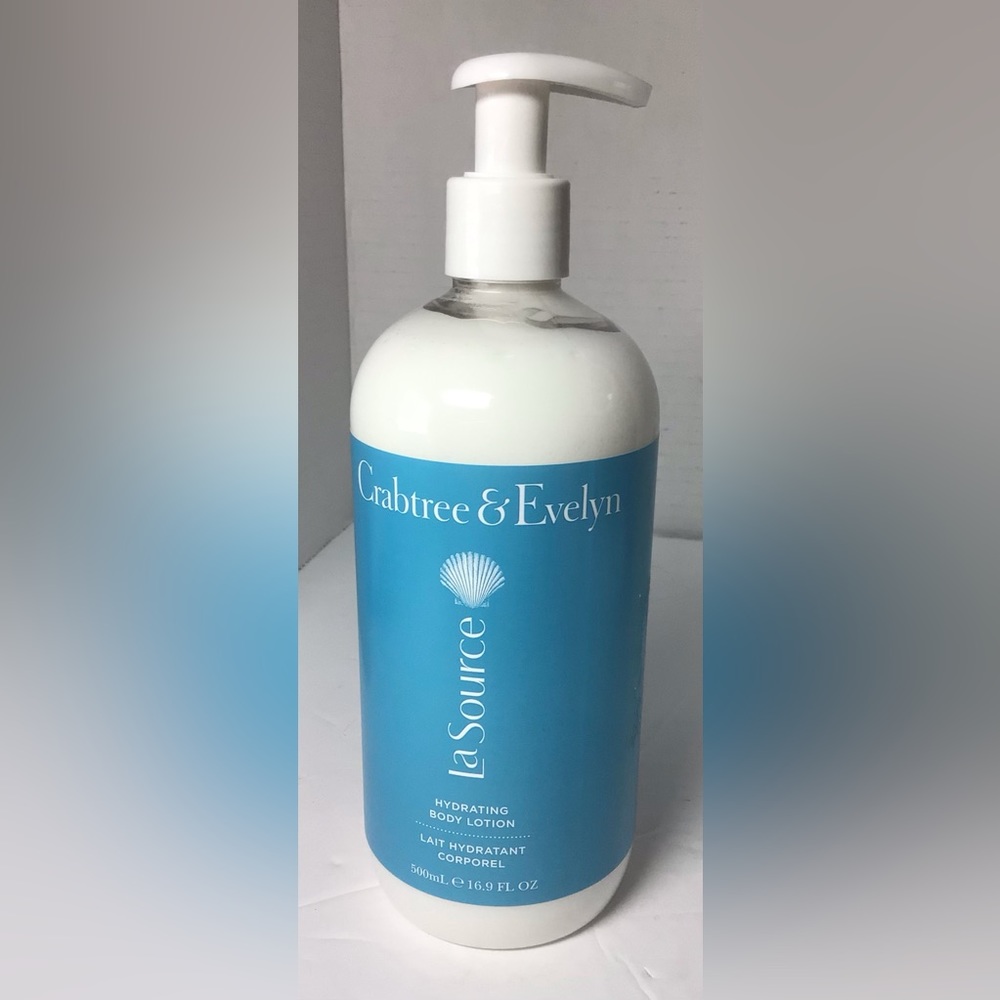 Crabtree & Evelyn La Source Hydrating Body Lotion with Pump 16.9oz / 500ml New!.